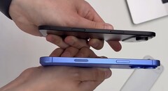 &quot;17 Air&quot; (u góry) obok innego iPhone&#039;a. (Źródło zdjęcia: Majin Bu via X)