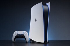 Render generowany przez sztuczną inteligencję przedstawiający konsolę PlayStation 6.