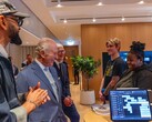 Tim Cook z królem Karolem III w siedzibie Apple w Battersea Power Station