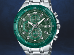 Casio umieściło na swojej globalnej stronie trzy nowe zegarki Edifice EFR-539DE (na zdjęciu Edifice EFR-539D-3AV). (Źródło zdjęcia: Casio, edytowane)