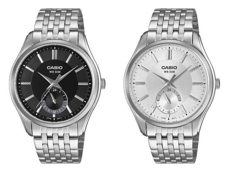 Od lewej do prawej: zegarki Casio MTP-B315D-1AV i MTP-B315D-7AV