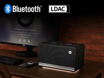 ES300 obsługuje wysokiej rozdzielczości kodeki strumieniowania muzyki LDAC i ALAC oraz Apple AirPlay w sieciach Wi-Fi. (Źródło obrazu: Edifier)