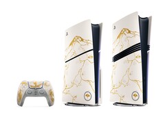 Złota edycja limitowana Ghost of Yotei DualSense, PS5 Slim i PS5 Pro. (Źródło obrazu: PlayStation)