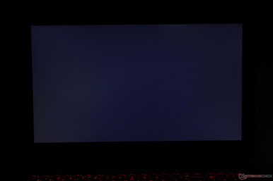ekran wyświetlający czarny obraz