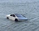 Tesla Cybertruck musiała zostać wyłowiona z jeziora Grapevine w Teksasie po nieudanym teście Wade Mode.