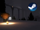 Jako gracz w Easy Driving Co. przemierzasz kręte drogi w zniszczonej ciężarówce kei. Na zdjęciu zrzut ekranu z gry z nałożonym logo Steam (źródło obrazu: Steam - edytowane)