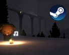 Jako gracz w Easy Driving Co. przemierzasz kręte drogi w zniszczonej ciężarówce kei. Na zdjęciu zrzut ekranu z gry z nałożonym logo Steam (źródło obrazu: Steam - edytowane)