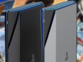 Koncepcja konsoli PlayStation 6 przedstawia smuklejszą wersję PS5 z bardziej kanciastym designem. (Źródło obrazu: Yanko Design/PlayStation - edytowane)