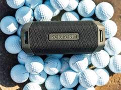 Głośnik Rokform G-Rok Pro Bluetooth jest przeznaczony do użytku na wózkach golfowych i polach golfowych. (Źródło zdjęcia: Rokform)