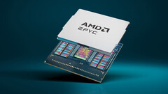 Render procesora AMD Epyc 9375F