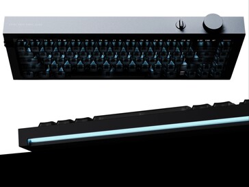 Widok Lofree Hyzen z góry i z dołu.