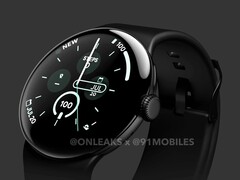 Wygląda na to, że Google utrzyma swój dotychczasowy język projektowania smartwatchy przez co najmniej kolejną generację. (Źródło zdjęcia: @OnLeaks &amp;amp; 91mobiles)