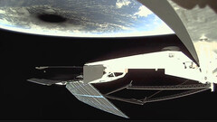 Satelita SpaceX uchwycił zaćmienie Słońca (zdjęcie: Starlink/X)