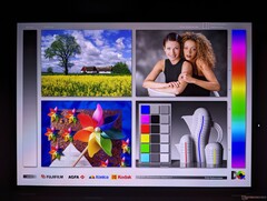 Szerokie kąty widzenia OLED. Efekt tęczy staje się zauważalny