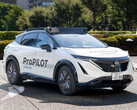 Prototyp Nissana Ariya z zestawem robotaxi ProPilot. (Źródło zdjęcia: Nissan)