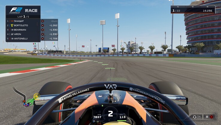 F1 25 HUD (źródło obrazu: Anil Ganti, Notebookcheck)