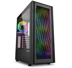 Obudowa Sharkoon RGB Wave ATX z przednim panelem 3D wave (Źródło: Sharkoon)