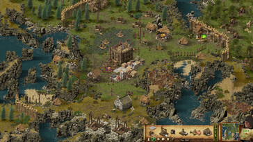 Na zdjęciu: Zrzut ekranu z gry Stronghold: Definitive Edition.