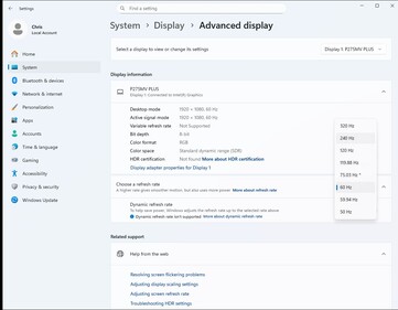Podwójny tryb AI: Full HD z częstotliwością do 320 Hz