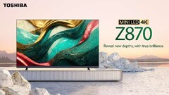 Telewizor Toshiba Z870 MiniLED 4K został zaprojektowany z myślą o graczach. (Źródło obrazu: Toshiba)