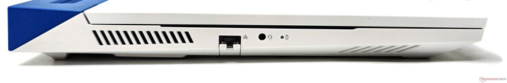 Po lewej: Gigabit Ethernet, gniazdo audio combo 3,5 mm