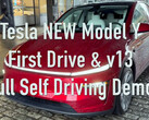 Model Y Juniper jeździ na FSD 13 w pierwszej wersji demonstracyjnej (źródło zdjęcia: Jordan Camina/X)