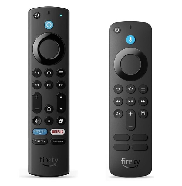 Alexa Voice Remote Enhanced (L) i Alexa Voice Remote (L). (Źródło obrazu: Amazon)