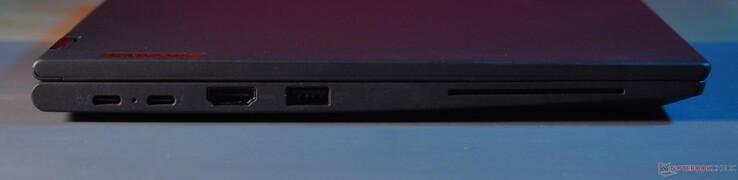 Po lewej: 2x Thunderbolt 4, HDMI, USB A 3.2 Gen 1