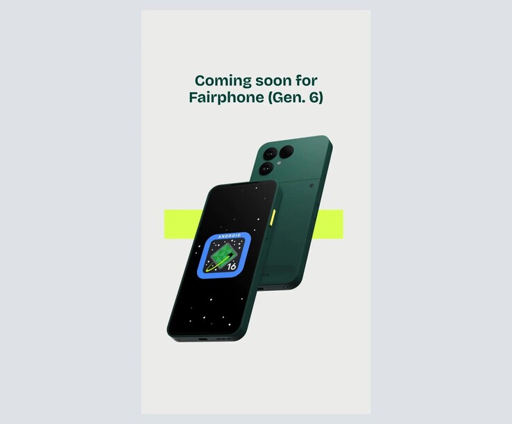 Fairphone ogłosił na Instagramie, że Android 16 wkrótce pojawi się na Fairphone 6.