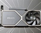 GeForce RTX 4070 podobno zachowuje się jak RTX 3080. (Źródło obrazu: @GiannisDavid)