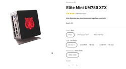 Minisforum EliteMini UM780 XTX (źródło: Minisforum)