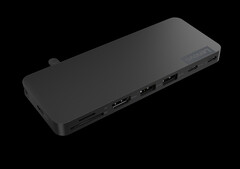 Stacja dokująca USB-C Slim Travel Dock pojawi się w tym samym miesiącu, co droższa stacja dokująca USB-C Dual Display Travel Dock. (Źródło zdjęcia: Lenovo)