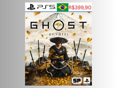 Cena Ghost of Yotei Brazil (źródło obrazu: Desertcart)