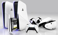 Już we wrześniu 2023 roku na półkach sklepowych może pojawić się przerobiona konsola PlayStation 5. (Zdjęcie koncepcyjne PS5 Slim: VR4Player.fr)