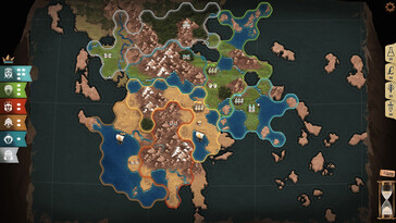 Na zdjęciu: Zrzut ekranu z rozgrywki z gry „Ozymandias: Bronze Age Empire Sim”.