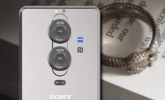 Rysunek linii i nieoficjalny film koncepcyjny pokazują Sony Xperia PRO I-II z dwoma 1-calowymi czujnikami. (Źródło obrazu: Multi Tech Media/Unsplash - edytowane)