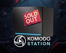 Baner informujący o wyprzedaniu konsoli Steam Machine w Komodo Station