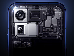 Telefony Xiaomi 18 Pro będą wyposażone w aparat główny o rozdzielczości 200 MP oraz teleobiektyw. Na zdjęciu: zdjęcie promocyjne przedstawiające wewnętrzny układ aparatu.