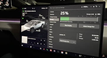 Ustawienia cybertrucka (Zdjęcie: Dennis Wang / Youtube)