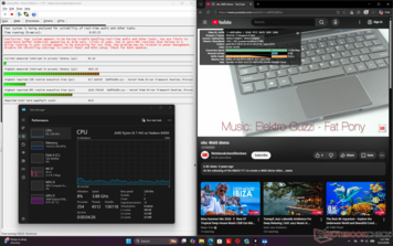 LatencyMon pokazuje drobne problemy z DPC, ale poza tym nie ma spadków klatek podczas odtwarzania wideo 4K60