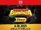 Zwiastun Donkey Kong Bananza Direct. W środę, 18 czerwca, Direct ujawni kilka informacji na temat nadchodzącej gry na Switch 2 (źródło obrazu: Nintendo)