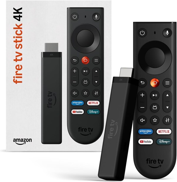 Nowy Fire TV Stick 4K (na zdjęciu) plasuje się poniżej Fire TV 4K Max i Fire TV Cube.