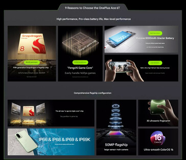 Główne zalety telefonu (źródło obrazu: OnePlus)