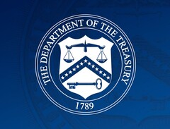 Departament Skarbu USA, logo na zdjęciu, nakłada sankcje na rosyjską grupę Aeza (źródło zdjęcia: Departament Skarbu USA)