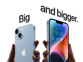 The 14 Plus: 14, tylko większy. (Źródło: Apple)