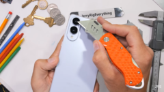 S25 Edge. (Źródło obrazu: JerryRigEverything via YouTube)