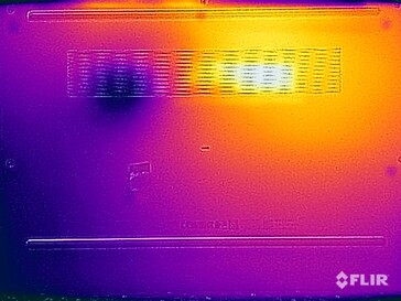 Badanie naprężenia temperaturowego powierzchni (dół)