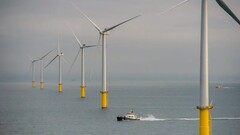 Łódź na morskiej farmie wiatrowej Rampion (źródło zdjęcia: Rampion)