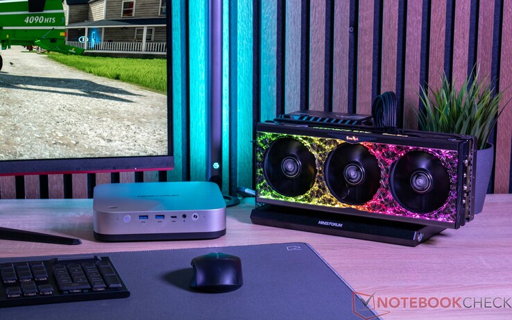 Minisforum AI X1 Pro i Nvidia GeForce RTX 4090 z Minisforum DEG1