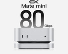 Beelink Mate mini łączy się z komputerem Mac mini za pośrednictwem portu Thunderbolt 5. Na zdjęciu: stacja dokująca. (Źródło zdjęcia: Beelink - edytowane)